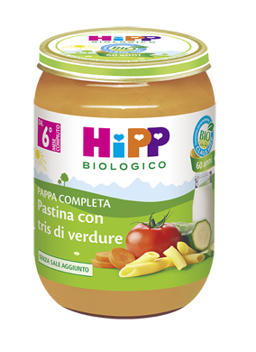 HIPP BIO HIPP BIO PAPPA PRONTA PAST TRIS DI VERDURE 190 G - pharmaonline24.it