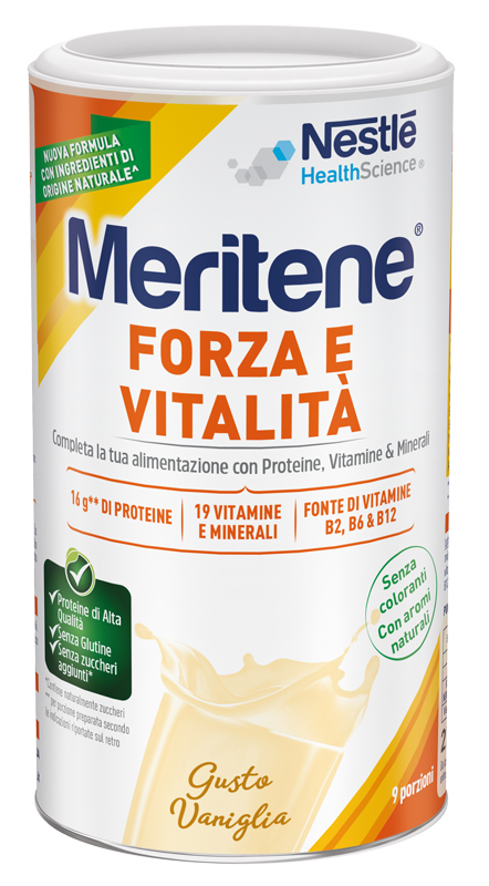 MERITENE FORZA E VITALITA' VANIGLIA 270 G - pharmaonline24.it