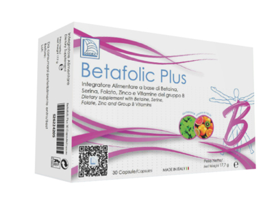 BETAFOLIC PLUS 30 CAPSULE ASTUCCIO 18,6 G - pharmaonline24.it