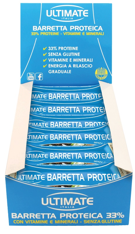 ULTIMATE BARRETTA PROTEICA GUSTO VANIGLIA E COOKIES 24 PEZZI - pharmaonline24.it