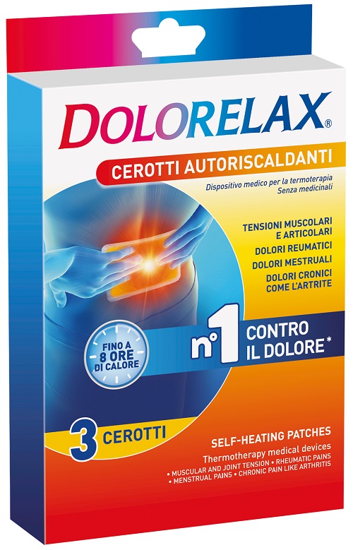 DOLORELAX CEROTTO EFFETTO CALDO 3 PEZZI - pharmaonline24.it