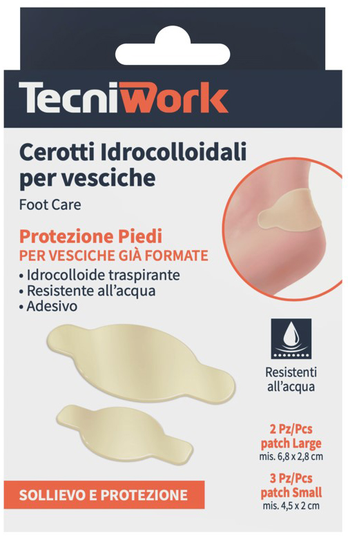 CEROTTI IDROCOLLOIDALI PER VESCICHE 5 PEZZI - pharmaonline24.it