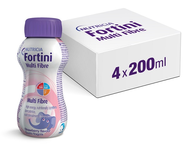 FORTINI MULTI FIBRE GUSTO FRAGOLA 200 ML - pharmaonline24.it