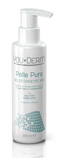 YOUDERM PELLE PURA GEL DETERGENTE VISO 200 ML - pharmaonline24.it