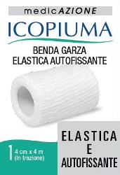 ICOPIUMA BENDA GARZA ELASTICA AUTOFISSANTE CM 4X4 MT - pharmaonline24.it