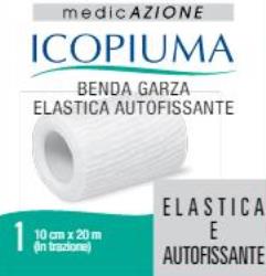 ICOPIUMA BENDA GARZA ELASTICA AUTOFISSANTE CM 10X20 MT - pharmaonline24.it