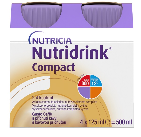NUTRICIA NUTRIDRINK COMPACT GUSTO CAFFE' 4 BOTTIGLIE DA 125 ML - pharmaonline24.it