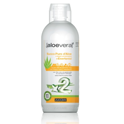 ALOEVERA2 SUCCO PURO D'ALOE DOPPIA CONCENTRAZIONE + ENERTONICI 1 LITRO - pharmaonline24.it