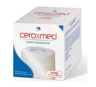 BENDA ELASTICA AUTOADERENTE CEROXMED 2000 X 10 CM 1 PEZZO - pharmaonline24.it