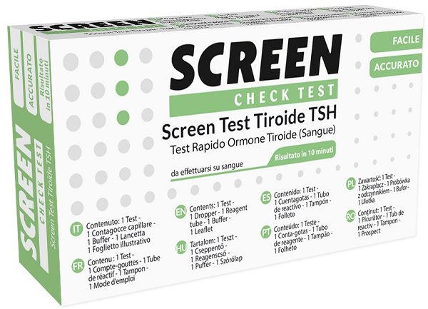 SCREEN TEST RAPIDO ORMONE TIROIDE-STIMOLANTE TSH NEL SANGUE - pharmaonline24.it