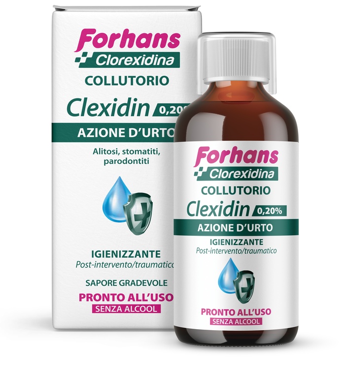 FORHANS CLEXIDIN 0,20 SENZA ALCOOL 200 ML - pharmaonline24.it