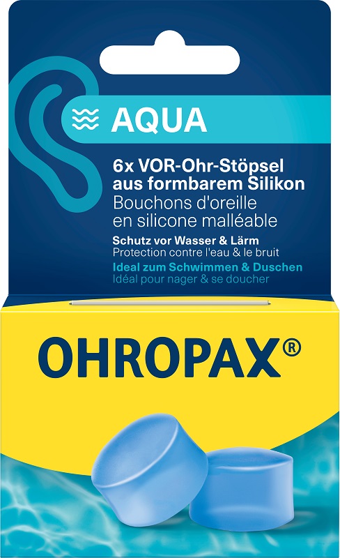 OHROPAX SILICON AQUA TAPPI AURICOLARI 6 PEZZI - pharmaonline24.it