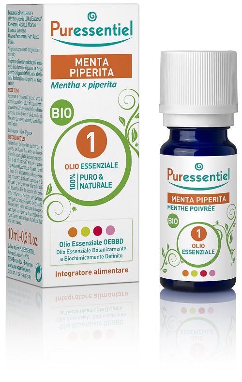 PURESSENTIEL MENTA PIPERITA OLIO ESSENZIALE BIO 10 ML - pharmaonline24.it