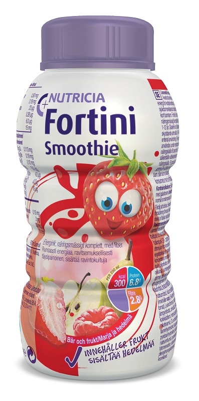 FORTINI SMOOTHIE MULTI FIBRE GUSTO FRUTTI ROSSI 200 ML - pharmaonline24.it