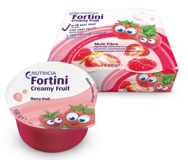FORTINI CREAMY FRUIT MULTI FIBRE FRUTTI ROSSI 4X100 G - pharmaonline24.it