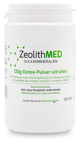 ZEOLITHMED MINERALI VULCANICI DETOX POLVERE ULTRAFINE 120 G - pharmaonline24.it