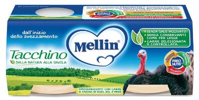 OMOGENEIZZATO MELLIN TACCHINO 2X120 G - pharmaonline24.it