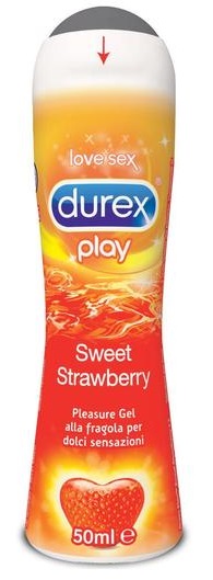 DUREX FRAGOLA GEL LUBRIFICANTE 50 ML - pharmaonline24.it