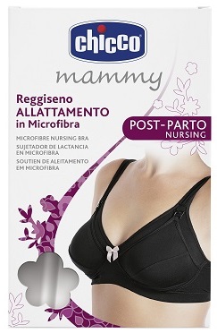 CHICCO MAMMY REGGISENO MICROFIBRA ALLATTAMENTO NERO 6C - pharmaonline24.it