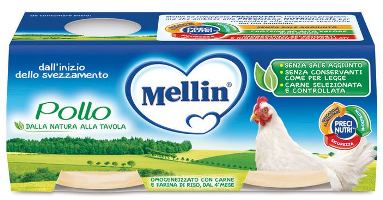 MELLIN OMOGENEIZZATO POLLO 2 X 80 G - pharmaonline24.it