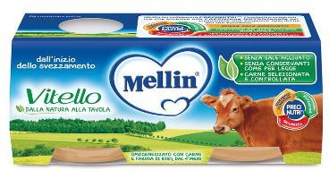 MELLIN OMOGENEIZZATO VITELLO 2 X 80 G - pharmaonline24.it