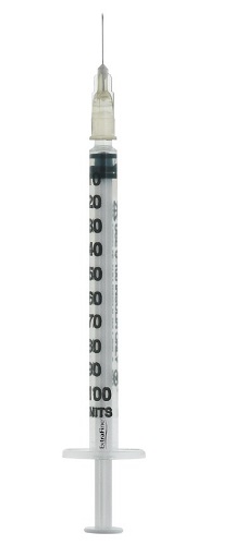 SIRINGA PER INSULINA EXTRAFINE 1ML 100 UI AGO REMOVIBILE 27 GAUGE 0,40X12 MM 1 PEZZO - pharmaonline24.it