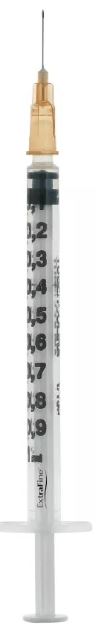 SIRINGA PER INSULINA EXTRAFINE TUB 1ML 100 UI AGO REMOVIBILE 26 GAUGE 0,45X12 MM 1 PEZZO - pharmaonline24.it