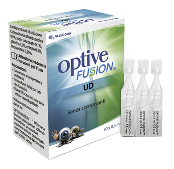 OPTIVE FUSION UD SOLUZIONE OFTALMICA STERILE 30 FLACONCINI MONODOSE 0,4 ML - pharmaonline24.it