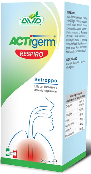 ACTIGERM RESPIRO SCIROPPO 250 ML - pharmaonline24.it