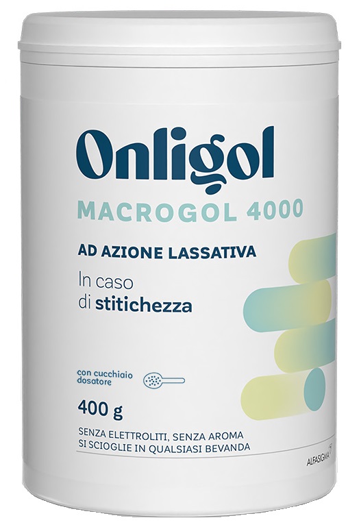 ONLIGOL MACROGOL 4000 400 G SENZA ZUCCHERO - pharmaonline24.it