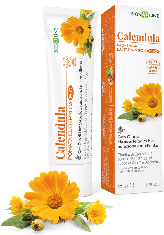 BIOSLINE CALENDULA POMATA EUDERMICA BIO 50 ML - pharmaonline24.it