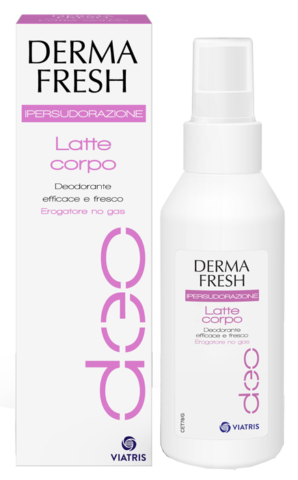 DERMAFRESH IPERSUDORAZIONE LATTE CORPO DEODORANTE 100 ML - pharmaonline24.it