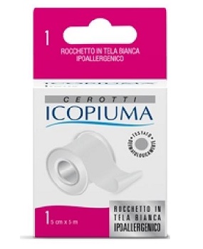 ICOPIUMA CEROTTO IN ROCCHETTO BIANCO CM 5X500 CM - pharmaonline24.it