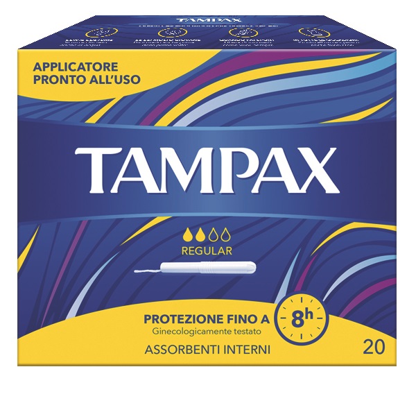TAMPAX BLUE BOX REGULAR 20 PEZZI - pharmaonline24.it