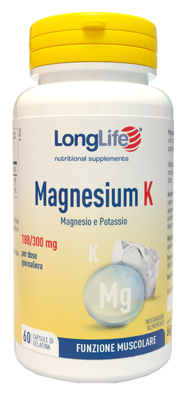 LONGLIFE MAGNESIUM K 60 CAPSULE - pharmaonline24.it