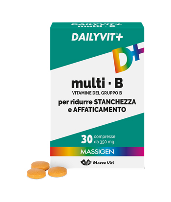 MASSIGEN MULTI B VITAMINE DEL GRUPPO B 30 COMPRESSE RIVESTITA DA 364 MG - pharmaonline24.it