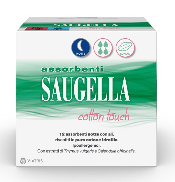 SAUGELLA COTTON TOUCH ASSORBENTI NOTTE 12 PEZZI TAGLIO PREZZO - pharmaonline24.it