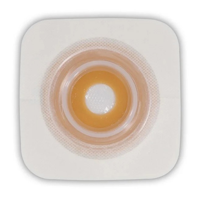 PLACCA NATURA+ PIANA MODELLABILE FLESSIBILE NATURA+ 33-45MM FLANGIA 57MM 5 PEZZI CON CEROTTO IDROCOLLOIDALE - pharmaonline24.it