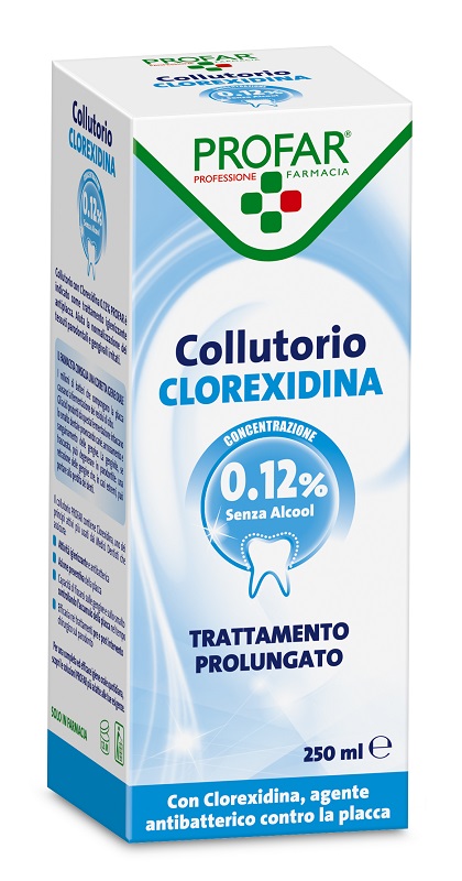 COLLUTORIO CLOREXIDINA 0,12% 250 ML PROFAR - pharmaonline24.it