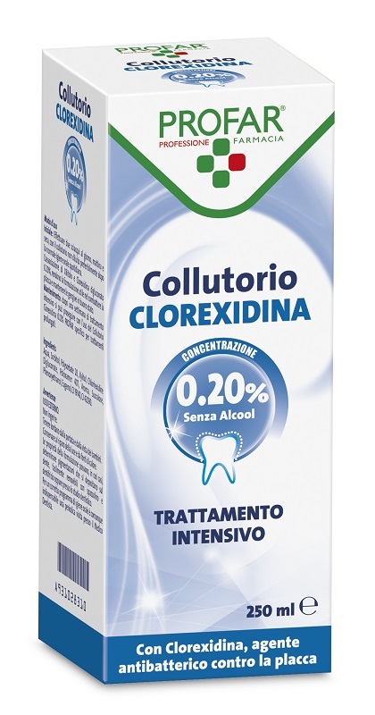 COLLUTORIO CLOREXIDINA 0,20% 250 ML PROFAR - pharmaonline24.it