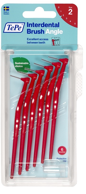 TEPE ANGLE SCOVOLINO ROSSO 0,5MM 6 PEZZI - pharmaonline24.it