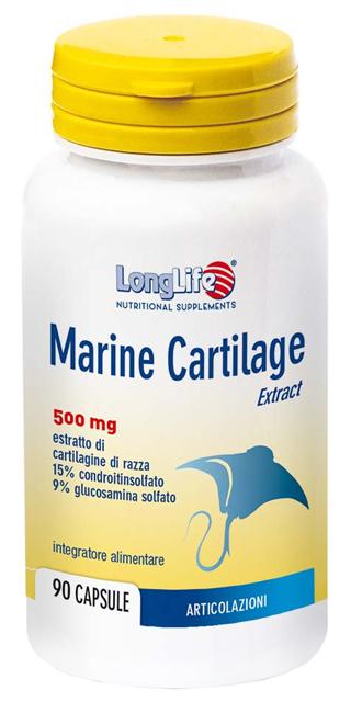 LONGLIFE MARINE CARTILAGE 90 CAPSULE DI GELATINA - pharmaonline24.it