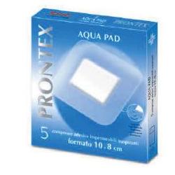 GARZA COMPRESSA PRONTEX AQUA PAD 10X8CM 5 PEZZI - pharmaonline24.it