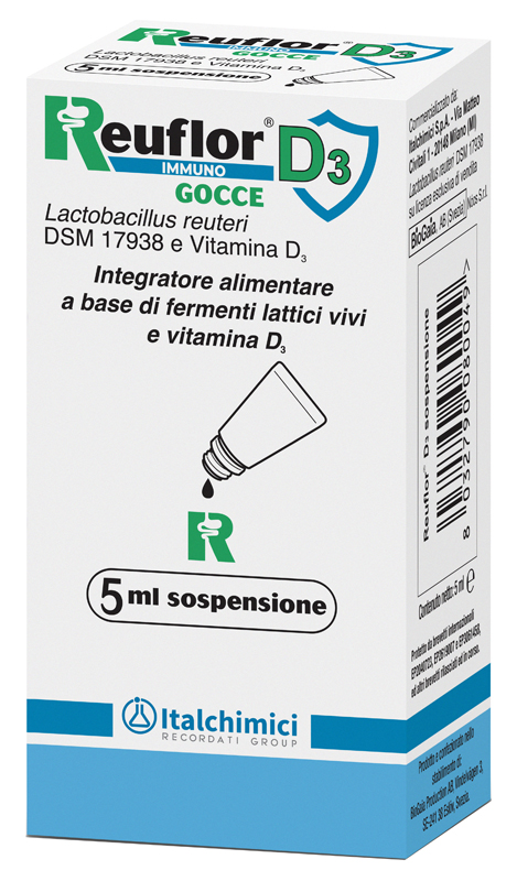 REUFLOR D3 GOCCE 5 ML - pharmaonline24.it