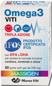 OMEGA3 VITI TRIPLA AZIONE 60 PERLE - pharmaonline24.it