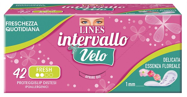 LINES INTERVALLO VELO FIORI E AGRUMI 42 PEZZI COUPON - pharmaonline24.it