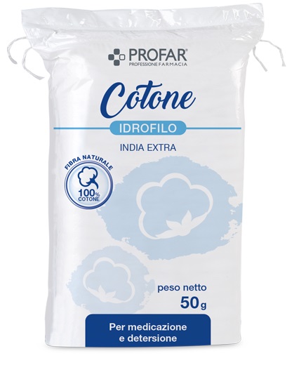 COTONE IDROFILO PROFAR INDIA EXTRA 50G - pharmaonline24.it