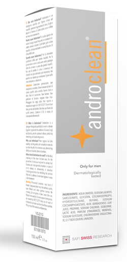 ANDROCLEAN DETERGENTE INTIMO MASCHILE 150ML - pharmaonline24.it