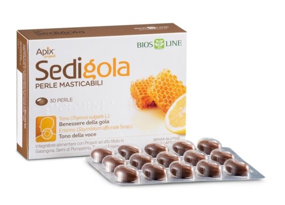 SEDIGOLA PERLE MASTICABILI 30 PERLE - pharmaonline24.it
