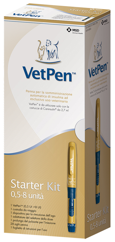 CANINSULIN VET PEN 8 UI STARTER KIT - pharmaonline24.it